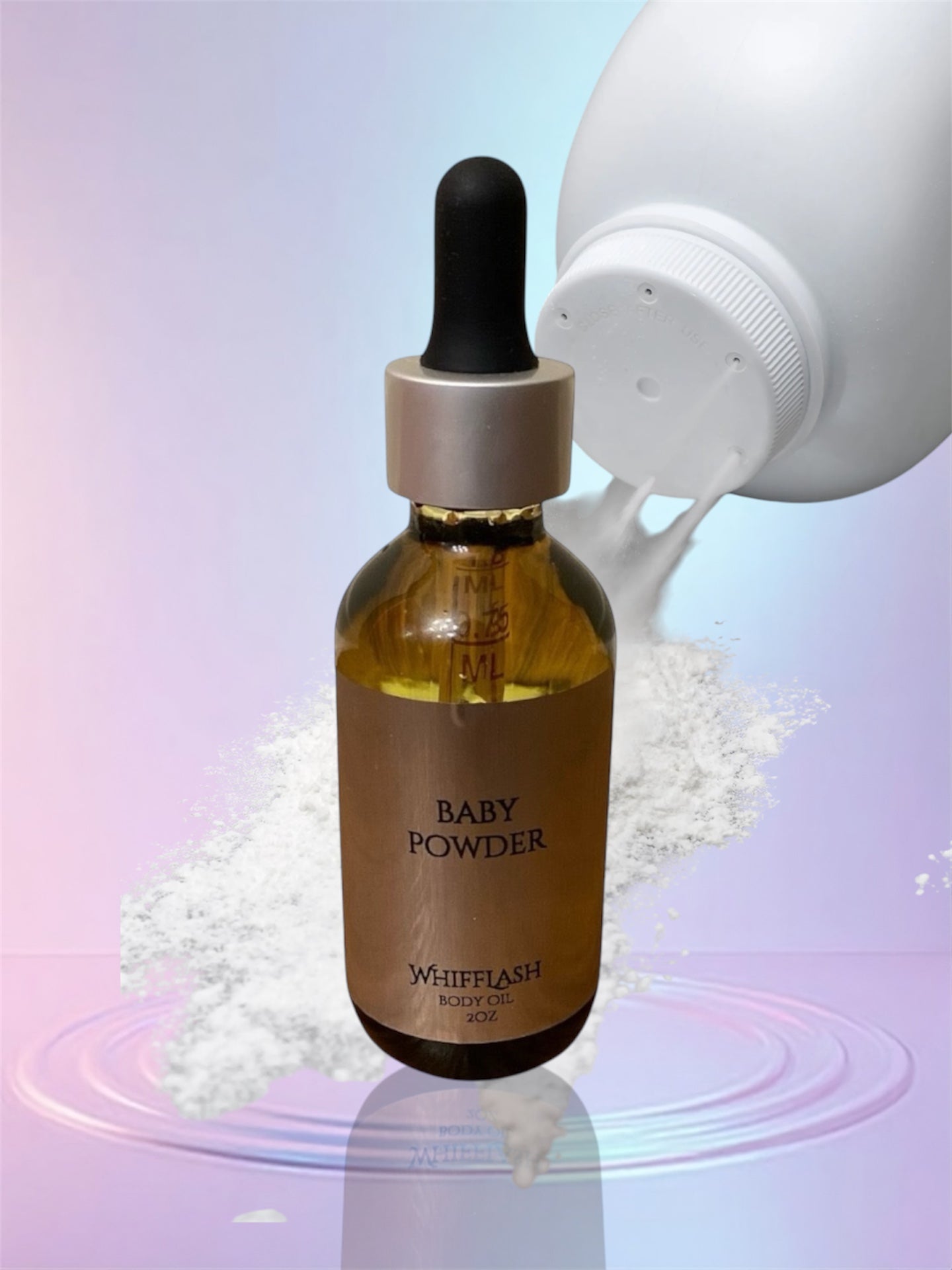 Baby Powder Hydrating Body Oil 2oz Moisturizing Protection