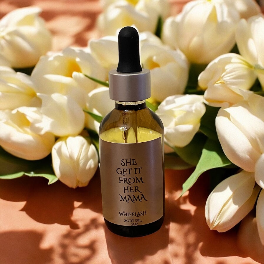 She Get it from Her MaMa Moisturizing Body Oil 2oz Inspired LV Attrape-Reves