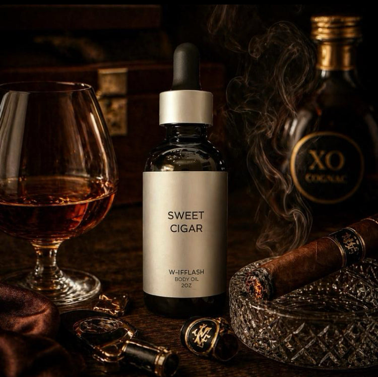 Sweet Cigar Scented Body Oil 2oz