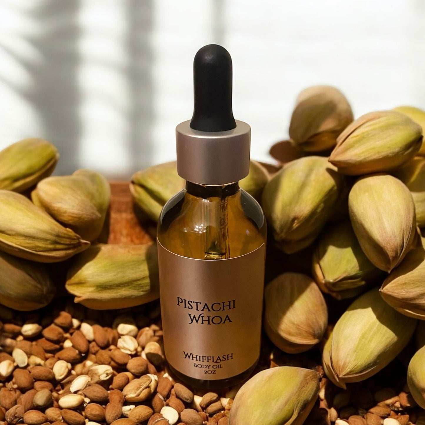 Pistachi Whoa Body Oil 2oz Size Skin Moisturizer Inspired Pistachio Gelato